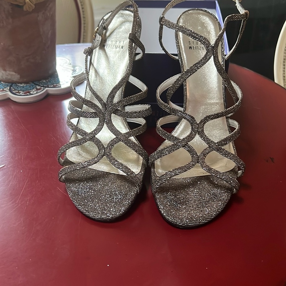 Pyrite Nocturn size 10 sparkly 3 1/2 inch heels